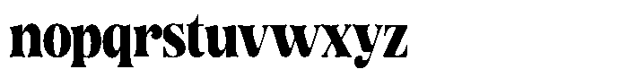 Ravione Display Condensed Font LOWERCASE