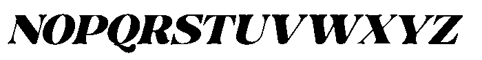 Ravione Display Italic Font UPPERCASE
