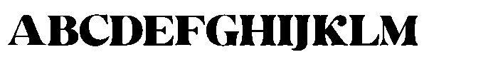 Ravione Display Regular Font UPPERCASE