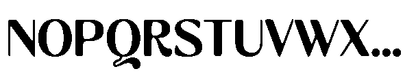 Ravlco Font UPPERCASE
