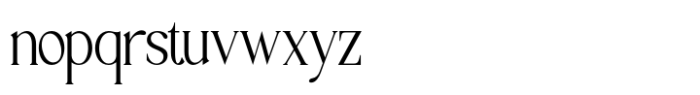 Ravona Light Font LOWERCASE