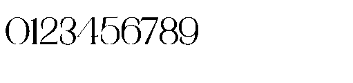 Ravure Bold Font OTHER CHARS