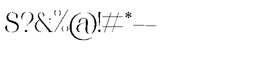 Ravure Regular Font OTHER CHARS