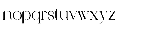 Ravure Regular Font LOWERCASE