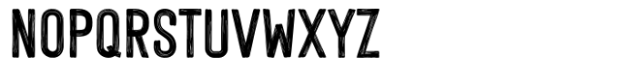 Raw Paint Brush Font UPPERCASE