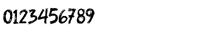 Raw Scribble Font OTHER CHARS