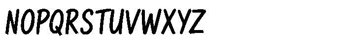 Raw Stroke Cyrillic Font UPPERCASE