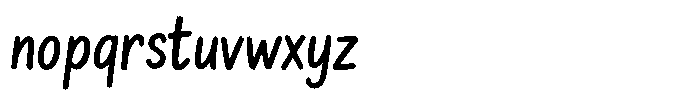 Raw Stroke Cyrillic Font LOWERCASE