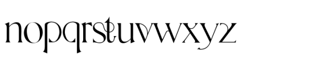 Rawgly Font LOWERCASE
