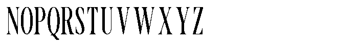 Rawlence Avenue Font UPPERCASE