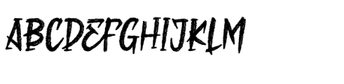 Rawra Brush Regular Font UPPERCASE