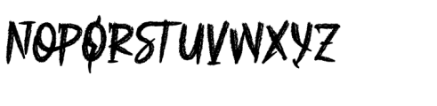 Rawra Brush Regular Font UPPERCASE