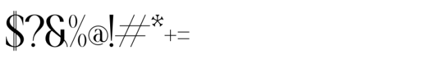 Raxiael Regular Font OTHER CHARS