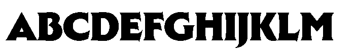 Raxmus Black Font UPPERCASE