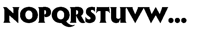 Raxmus Black Font UPPERCASE