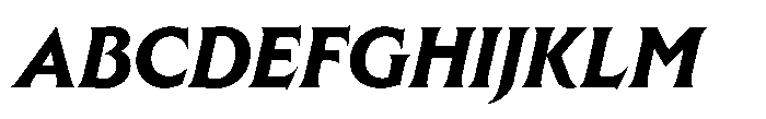 Raxmus Bold Italic Font UPPERCASE