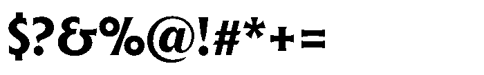 Raxmus Bold Font OTHER CHARS
