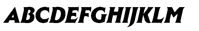 Raxmus ExtraBold Italic Font UPPERCASE