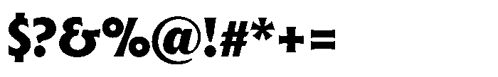 Raxmus ExtraBold Font OTHER CHARS