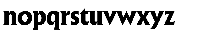 Raxmus ExtraBold Font LOWERCASE