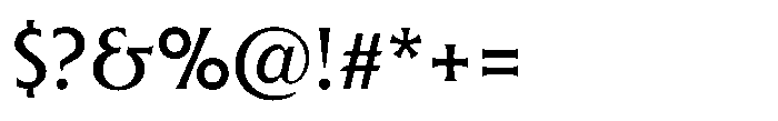 Raxmus Medium Font OTHER CHARS