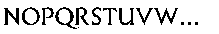 Raxmus Medium Font UPPERCASE