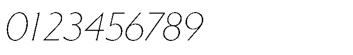 Raxmus Thin Italic Font OTHER CHARS