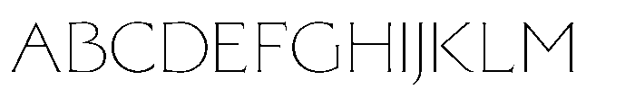 Raxmus Thin Font UPPERCASE