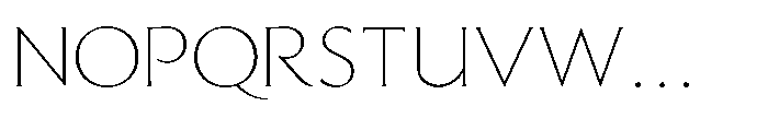 Raxmus Thin Font UPPERCASE