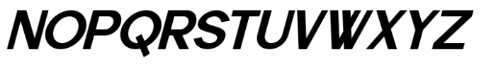 Raxogen Black Italic Font UPPERCASE