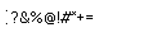 Ray Arabic Five Font OTHER CHARS