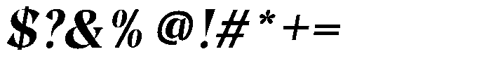 Rayken Italic Font OTHER CHARS