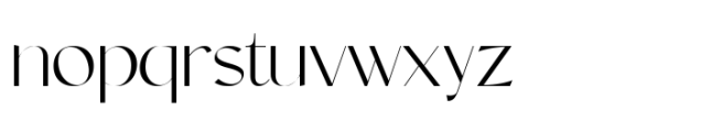 Rayleigh Glamour Font LOWERCASE