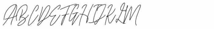 Raymod Colin Family Regular Font UPPERCASE