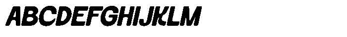 Rayton Brink Italic Font UPPERCASE
