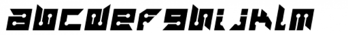 Rayzor Sharp Italic Font LOWERCASE