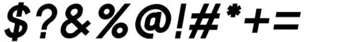 Razlug Bold Oblique Font OTHER CHARS