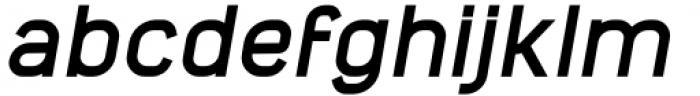 Razlug Bold Oblique Font LOWERCASE