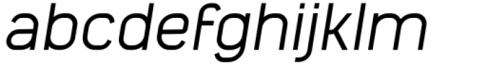 Razlug Oblique Font LOWERCASE