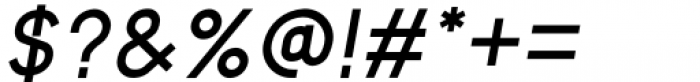 Razlug Semibold Oblique Font OTHER CHARS