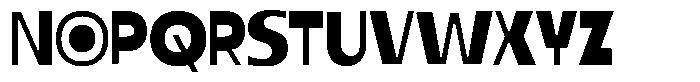 Razor Block Font UPPERCASE