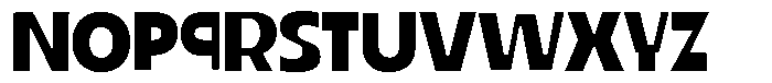 Razor Block Font LOWERCASE