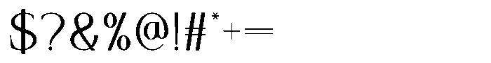 Razor Waltz Font OTHER CHARS