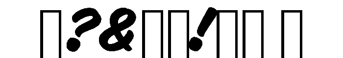 Race Race Modified Font OTHER CHARS