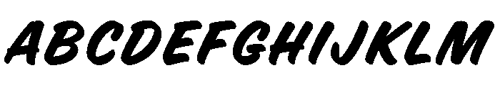 Race Race Modified Font UPPERCASE