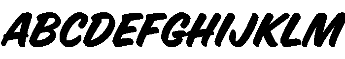 Race Race Stock Font UPPERCASE