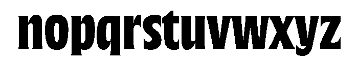 Racine Black Font LOWERCASE