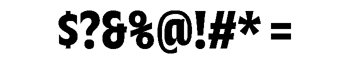 Racine Bold Font OTHER CHARS