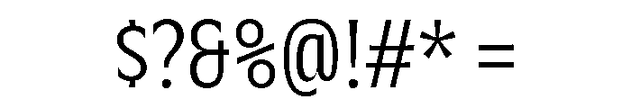 Racine Light Font OTHER CHARS