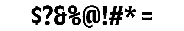 Racine Semibold Font OTHER CHARS